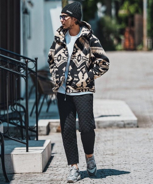 felkod(フィルコッド)の「mp13755- Quilted Spindle Pants キルティングパンツ(その他パンツ・メンズ・グレイッシュベージュ/ブラック・S/M/L)」の12枚目の写真