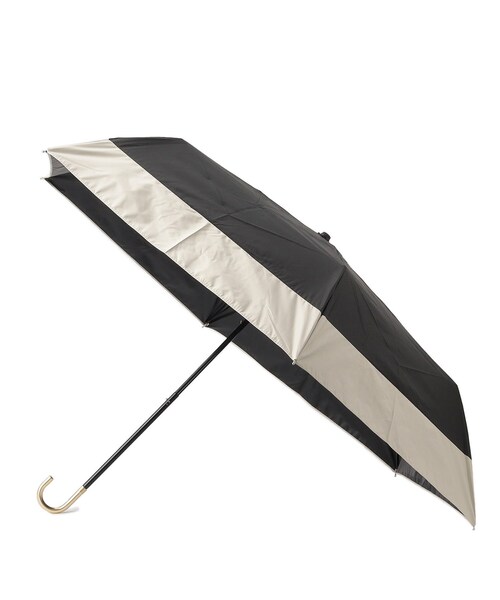 SHOO・LA・RUE（シューラルー）の「【because】【晴雨兼用】バイカラーミニ（長傘・レディース・ベージュ系その他7/グリーン系その他5/グレー系4/アイボリー系4/ピンク系9/ブラック系4・00）」の2枚目の写真