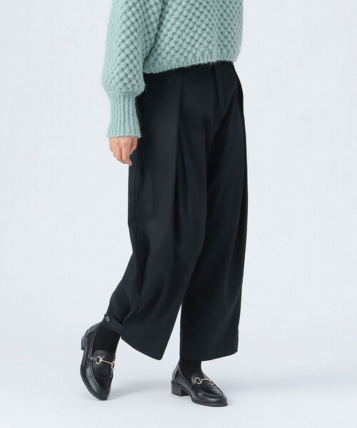 BEAMS HEART（ビームスハート）の「かさね タック パンツ（スラックス