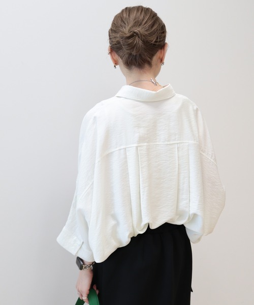 AMERICAN HOLIC（アメリカンホリック）の「【WEB限定】接触冷感Wポケットシャツチュニック（シャツ/ブラウス・レディース・アイボリー/チャコールグレー/カーキ・FREE）」の21枚目の写真