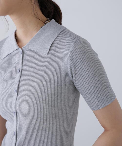 FREE'S MART（フリーズマート）の「衿付きラメニットカーディガン（ニット/セーター・レディース・ホワイト/ブルー/グレー/ブラウン・FREE）」の22枚目の写真