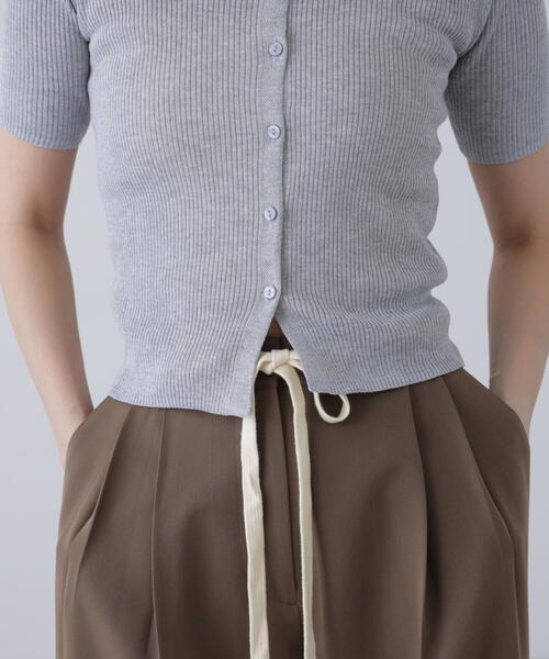 FREE'S MART（フリーズマート）の「衿付きラメニットカーディガン（ニット/セーター・レディース・ホワイト/ブルー/グレー/ブラウン・FREE）」の21枚目の写真