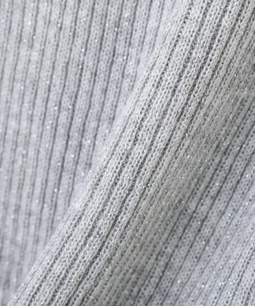 FREE'S MART（フリーズマート）の「衿付きラメニットカーディガン（ニット/セーター・レディース・ホワイト/ブルー/グレー/ブラウン・FREE）」の20枚目の写真