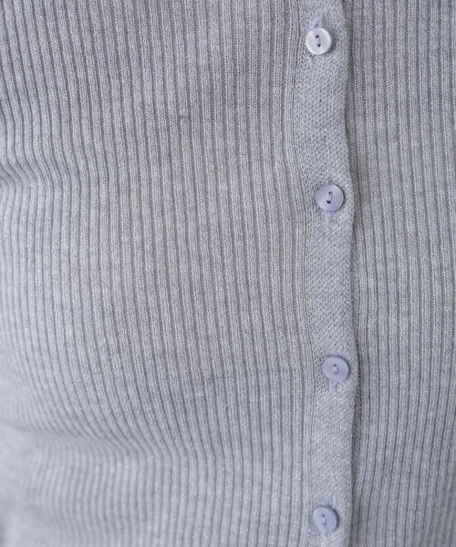 FREE'S MART（フリーズマート）の「衿付きラメニットカーディガン（ニット/セーター・レディース・ホワイト/ブルー/グレー/ブラウン・FREE）」の18枚目の写真