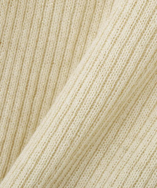 FREE'S MART（フリーズマート）の「衿付きラメニットカーディガン（ニット/セーター・レディース・ホワイト/ブルー/グレー/ブラウン・FREE）」の10枚目の写真