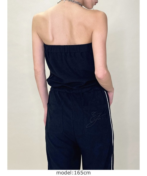 EGOIST（エゴイスト）の「ポケットロゴパイルベアオールインワン（つなぎ/オールインワン・レディース・グレー/ブラック・FREE）」の15枚目の写真