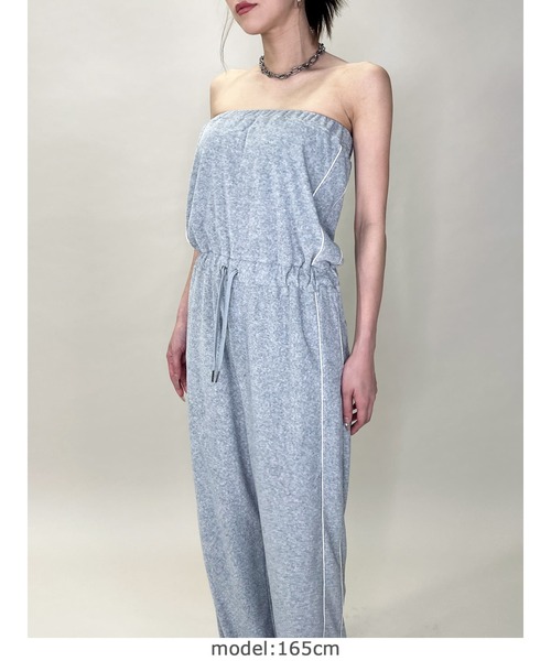 EGOIST（エゴイスト）の「ポケットロゴパイルベアオールインワン（つなぎ/オールインワン・レディース・グレー/ブラック・FREE）」の18枚目の写真