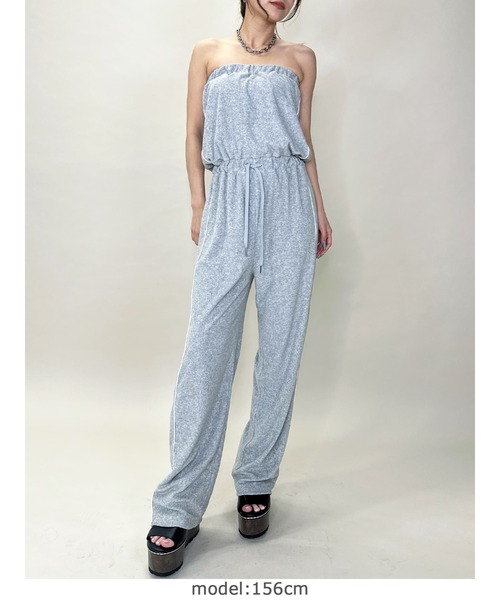 EGOIST（エゴイスト）の「ポケットロゴパイルベアオールインワン（つなぎ/オールインワン・レディース・グレー/ブラック・FREE）」の21枚目の写真