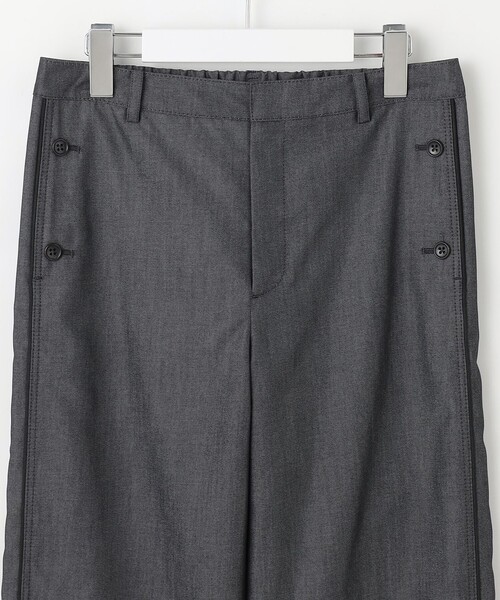 J.PRESS（ジェイプレス）の「【洗える・防シワ・速乾】ツイルシャンブレー ワイド パンツ（その他パンツ・レディース・ブラック系/ネイビー系・T17/T15/T13）」の16枚目の写真