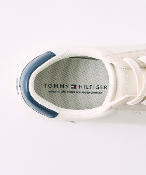 TOMMY HILFIGER（トミーヒルフィガー）の「【TOMMY HILFIGER】tmRIBBY スニーカー（スニーカー・メンズ・アイボリー/ホワイト・25.5/26cm/26.5/27cm/27.5/28cm/25）」の4枚目の写真