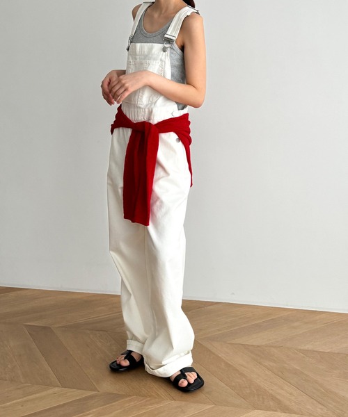 CANAL JEAN(キャナルジーン)の「El mar コットンオーバーオール(つなぎ/オールインワン・レディース・ホワイト・ONE SIZE)」の8枚目の写真