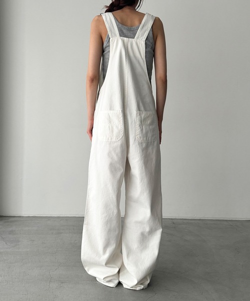 CANAL JEAN(キャナルジーン)の「El mar コットンオーバーオール(つなぎ/オールインワン・レディース・ホワイト・ONE SIZE)」の4枚目の写真