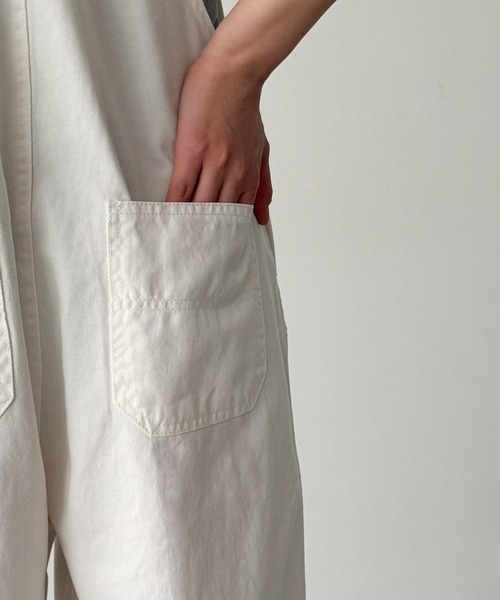 CANAL JEAN(キャナルジーン)の「El mar コットンオーバーオール(つなぎ/オールインワン・レディース・ホワイト・ONE SIZE)」の14枚目の写真