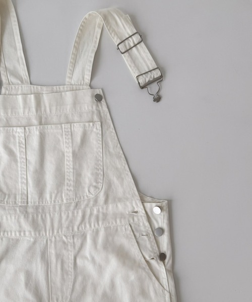 CANAL JEAN(キャナルジーン)の「El mar コットンオーバーオール(つなぎ/オールインワン・レディース・ホワイト・ONE SIZE)」の12枚目の写真