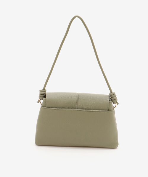 le.coeur blanc(ルクールブラン)の「合皮2wayショルダーバッグ(ショルダーバッグ・レディース・ライトグリーン/ブラック・FREE)」の4枚目の写真