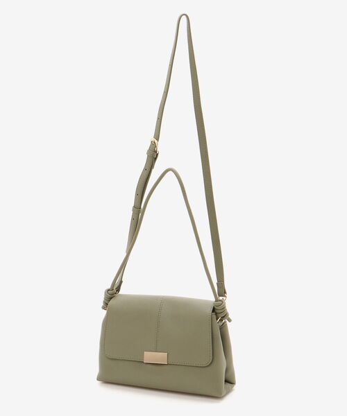 le.coeur blanc(ルクールブラン)の「合皮2wayショルダーバッグ(ショルダーバッグ・レディース・ライトグリーン/ブラック・FREE)」の11枚目の写真