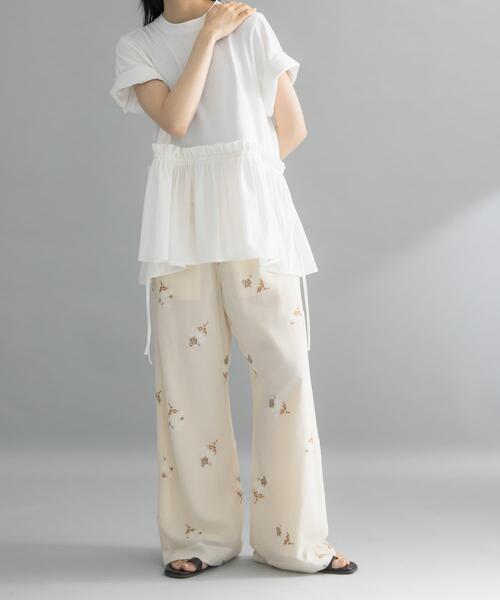 セール】エンブロイダリーイージーパンツ（その他パンツ）｜KBF