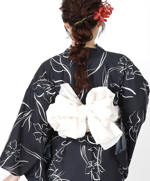 itto... ワンピース浴衣3点セット(キャミワンピ&兵児帯&羽織) Lサイズ itto ワンピース浴衣3点セット(キャミワンピ&兵児帯&羽織) L