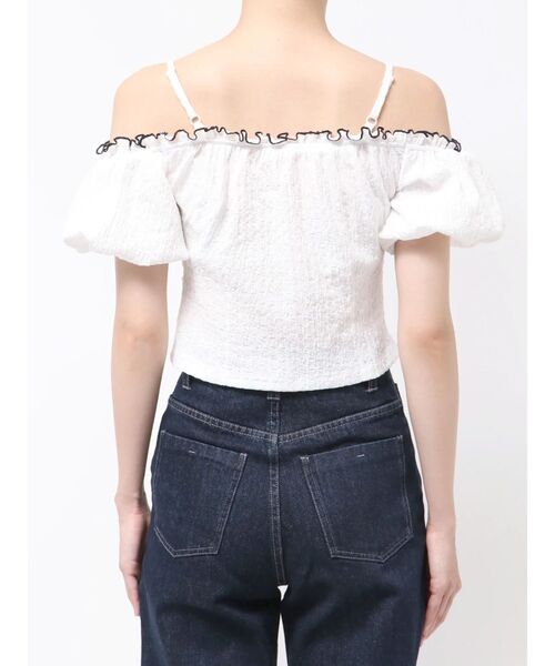 MERCURYDUO(マーキュリーデュオ)の「ドロストギャザーコンパクトカットソー(Tシャツ/カットソー・レディース・ラベンダー/ブラック/オフホワイト・FREE)」の22枚目の写真