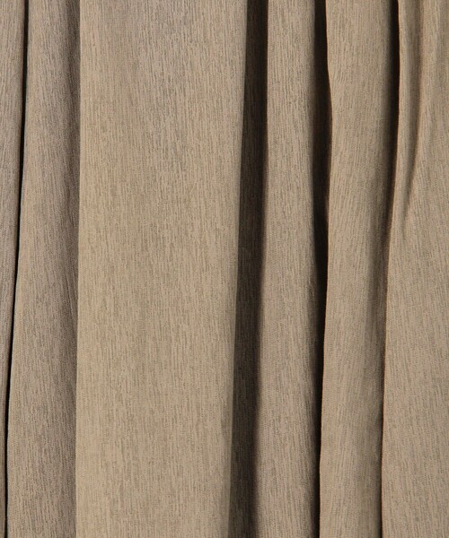 MICO COULIER（ミコクリエ）の「麻調シアーパネルフレアスカート（スカート・レディース・パープル/カーキ/ブラック・38/36）」の9枚目の写真