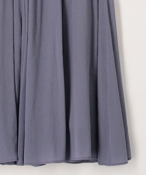 MICO COULIER（ミコクリエ）の「麻調シアーパネルフレアスカート（スカート・レディース・パープル/カーキ/ブラック・38/36）」の14枚目の写真