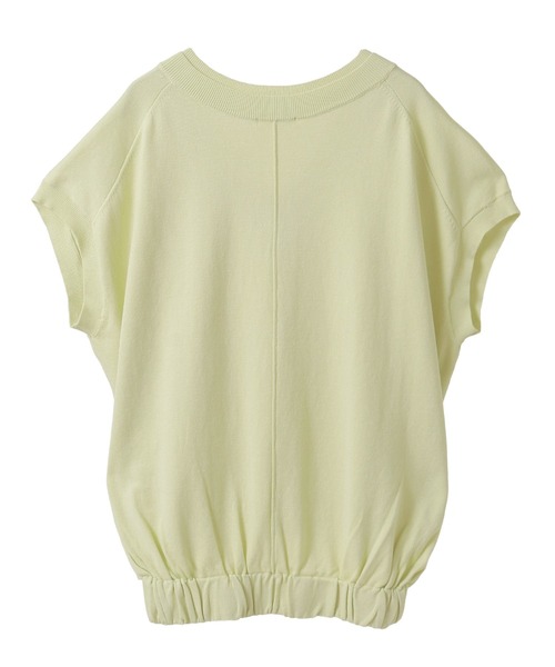 CRAFT STANDARD BOUTIQUE（クラフトスタンダードブティック）の「バックギャザーVネックニットベスト◆（ベスト・レディース・ブラック/ホワイト/ライトイエロー・FREE）」の9枚目の写真