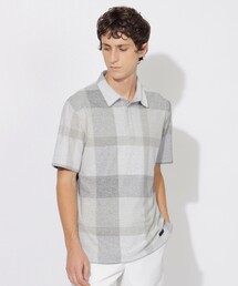 【BLACK LABEL CRESTBRIDGE】 ポロシャツ シャドーチェック POLO SHIRT｜BLACK LABEL CRESTBRIDGE(ブラックレーベル