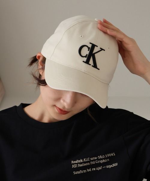【 】CKJ Monogram Embroidered Cap_HX0263~キャップ 楽天市場】Calvin Klein カルバンクライン キャップ MONOGRAM