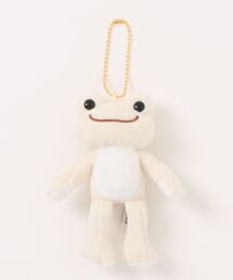 salle de bal（サルデバル）の「【 かえるのピクルス / pickles the frog 】にじいろピクルス マスコット　NJI（キーホルダー）」