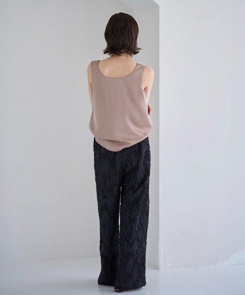 meilmada(メイルマダ)の「テープ刺繍イージーパンツ(その他パンツ・レディース・ホワイト/ブラック・FREE)」の9枚目の写真