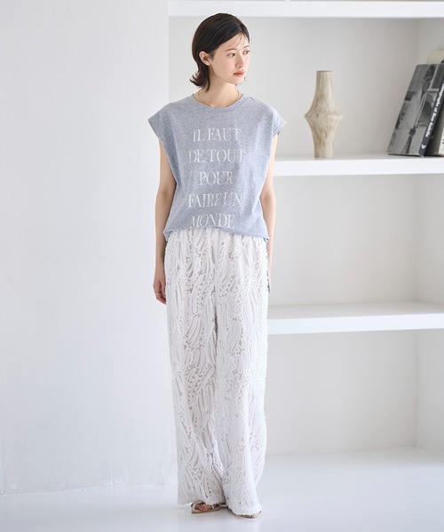 meilmada(メイルマダ)の「テープ刺繍イージーパンツ(その他パンツ・レディース・ホワイト/ブラック・FREE)」の18枚目の写真