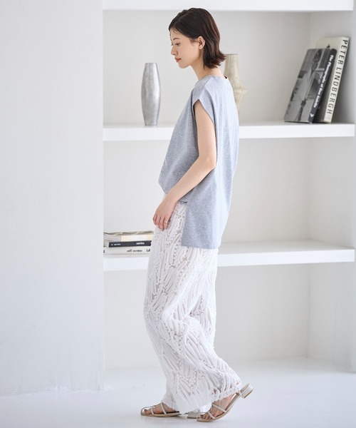 meilmada(メイルマダ)の「テープ刺繍イージーパンツ(その他パンツ・レディース・ホワイト/ブラック・FREE)」の19枚目の写真