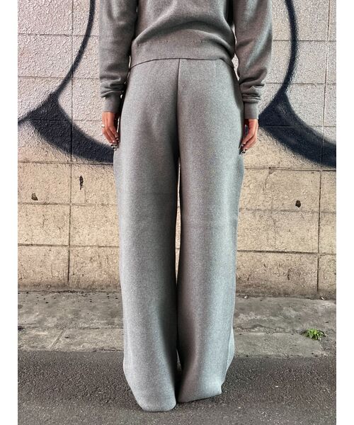Oriens JOURNAL STANDARD（オリエンス ジャーナルスタンダード）の「ニットスウェットパンツ（その他パンツ・レディース・ネイビー/ホワイト/グレー・FREE）」の6枚目の写真