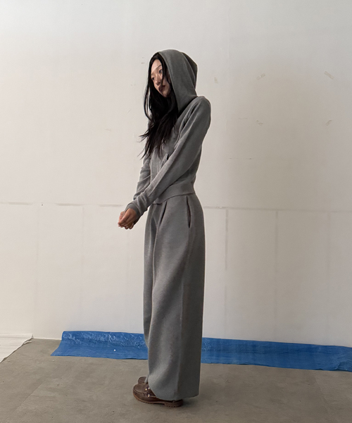 Oriens JOURNAL STANDARD（オリエンス ジャーナルスタンダード）の「ニットスウェットパンツ（その他パンツ・レディース・ネイビー/ホワイト/グレー・FREE）」の11枚目の写真