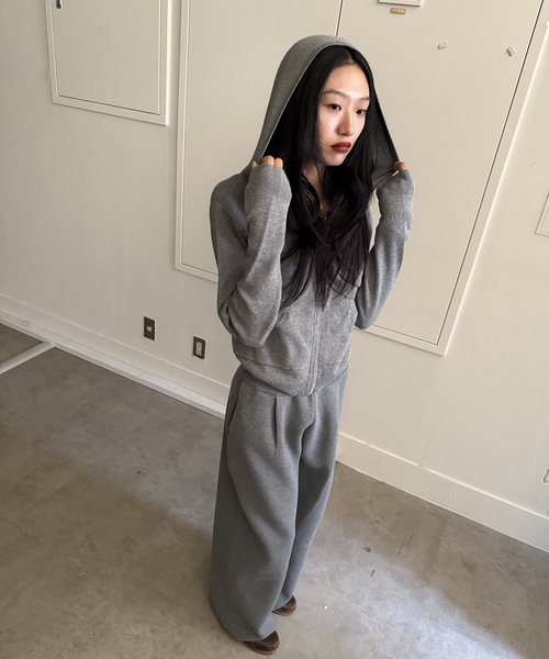 Oriens JOURNAL STANDARD（オリエンス ジャーナルスタンダード）の「ニットスウェットパンツ（その他パンツ・レディース・ネイビー/ホワイト/グレー・FREE）」の14枚目の写真