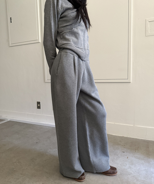 Oriens JOURNAL STANDARD（オリエンス ジャーナルスタンダード）の「ニットスウェットパンツ（その他パンツ・レディース・ネイビー/ホワイト/グレー・FREE）」の15枚目の写真