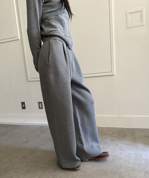 Oriens JOURNAL STANDARD（オリエンス ジャーナルスタンダード）の「ニットスウェットパンツ（その他パンツ・レディース・ネイビー/ホワイト/グレー・FREE）」の16枚目の写真