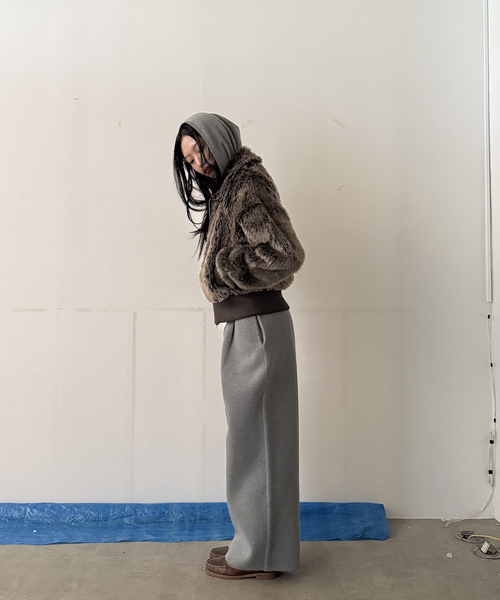 Oriens JOURNAL STANDARD（オリエンス ジャーナルスタンダード）の「ニットスウェットパンツ（その他パンツ・レディース・ネイビー/ホワイト/グレー・FREE）」の18枚目の写真
