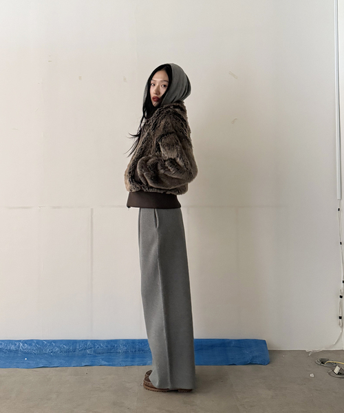 Oriens JOURNAL STANDARD（オリエンス ジャーナルスタンダード）の「ニットスウェットパンツ（その他パンツ・レディース・ネイビー/ホワイト/グレー・FREE）」の19枚目の写真