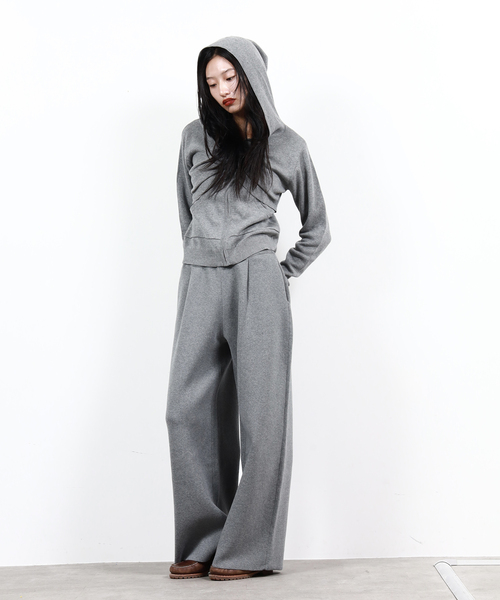 Oriens JOURNAL STANDARD（オリエンス ジャーナルスタンダード）の「ニットスウェットパンツ（その他パンツ・レディース・ネイビー/ホワイト/グレー・FREE）」の20枚目の写真