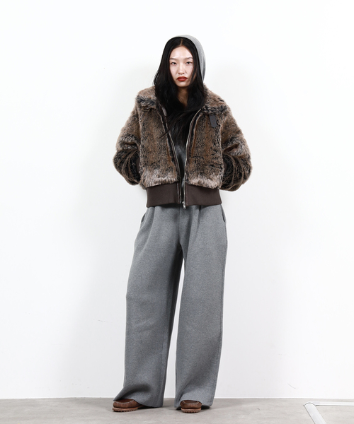 Oriens JOURNAL STANDARD（オリエンス ジャーナルスタンダード）の「ニットスウェットパンツ（その他パンツ・レディース・ネイビー/ホワイト/グレー・FREE）」の22枚目の写真