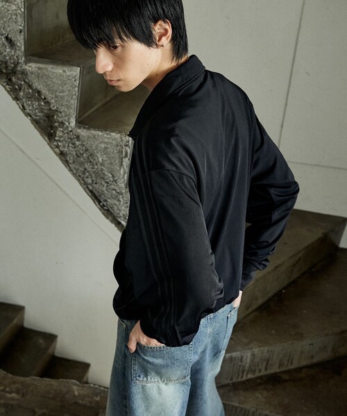 PUBLUX(パブリュクス)の「adidas/アディダス アディカラー クラシックス ファイヤーバード トラックトップ【限定展開】(ブルゾン・メンズ・ネイビー/ブラック/チャコールグレー・LARGE/XX-LARGE/MEDIUM/X-LARGE)」の14枚目の写真