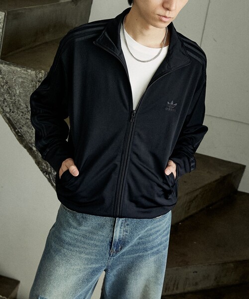 PUBLUX(パブリュクス)の「adidas/アディダス アディカラー クラシックス ファイヤーバード トラックトップ【限定展開】(ブルゾン・メンズ・ネイビー/ブラック/チャコールグレー・LARGE/XX-LARGE/MEDIUM/X-LARGE)」の16枚目の写真