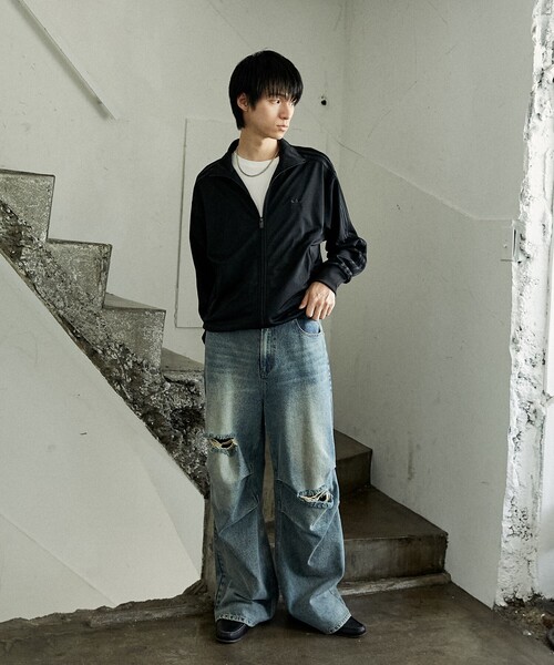 PUBLUX(パブリュクス)の「adidas/アディダス アディカラー クラシックス ファイヤーバード トラックトップ【限定展開】(ブルゾン・メンズ・ネイビー/ブラック/チャコールグレー・LARGE/XX-LARGE/MEDIUM/X-LARGE)」の18枚目の写真