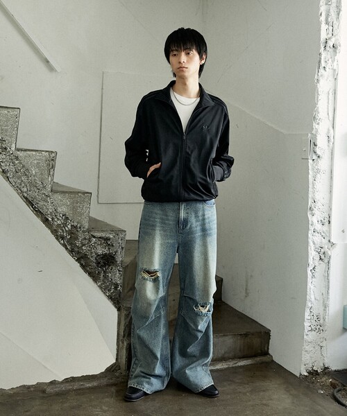 PUBLUX(パブリュクス)の「adidas/アディダス アディカラー クラシックス ファイヤーバード トラックトップ【限定展開】(ブルゾン・メンズ・ネイビー/ブラック/チャコールグレー・LARGE/XX-LARGE/MEDIUM/X-LARGE)」の21枚目の写真