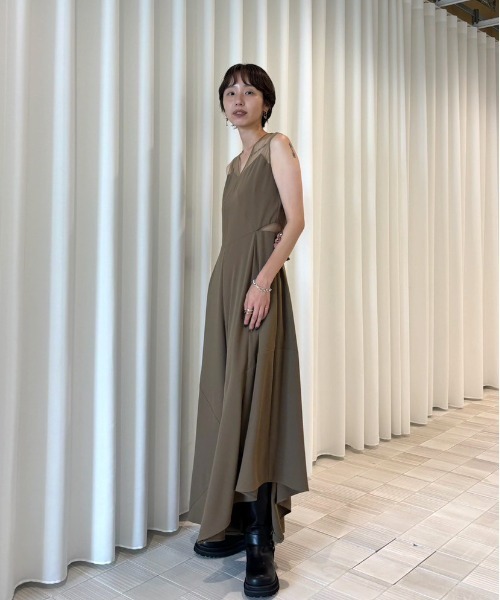 セール】SWITCHING CONSTRUCTION ROMPERS（つなぎ