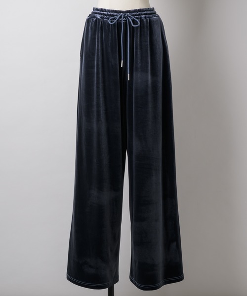 セール】ベロアワイドパンツ（その他パンツ）｜LA BELLE ETUDE（ラベル