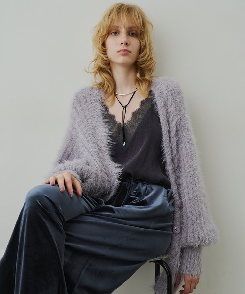 LA BELLE ETUDE（ラベルエチュード）の「ベロアワイドパンツ（その他パンツ・レディース・グレー/ブラック/ブラウン・1/0）」の22枚目の写真