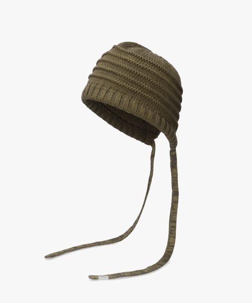 OVERRIDE（オーバーライド）の「OVERRIDE  KNIT HOOD BEANIE SGP / オーバーライド（ニットキャップ/ビーニー・レディース・オリーブ/ブラック/パープル・57~59cm）」の11枚目の写真