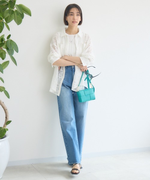 KATHARINE ROSS（キャサリンロス）の「【KATHARINE ROSS】レースシャツ（シャツ/ブラウス・レディース・ブラック/ホワイト・MEDIUM）」の15枚目の写真